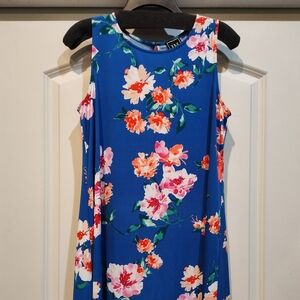 JH Collectibles Pink and Blue Sleeveless Sundress